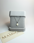 Mother’s Grace – Oval of Milk Silver