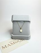 Mother’s Grace – Oval of Milk Gold