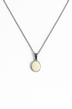 Mother’s Grace – Oval of Milk Silver